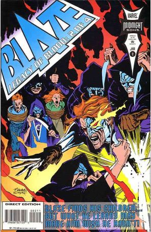 Blaze: Legacy of Blood 2 published by Marvel with cover art by Ron Wagner