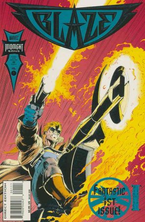 Blaze 1 published by Marvel with cover art by Henry Martinez