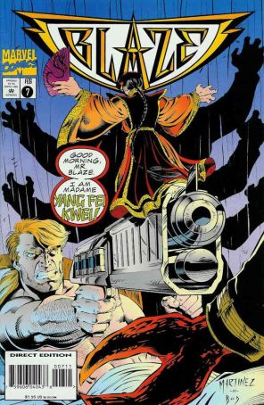 Blaze 7 published by Marvel with cover art by Henry Martinez
