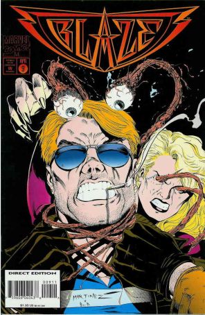 Blaze 9 published by Marvel with cover art by Henry Martinez