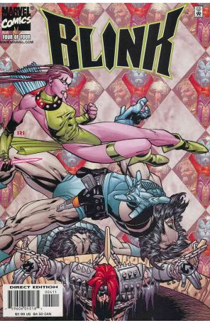 Blink 4 published by Marvel with cover art by Adam Kubert