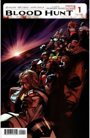 Blood Hunt (Marvel) 1 published by Marvel with cover art by Pepe Larraz