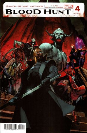 Blood Hunt (Marvel) 4 published by Marvel with cover art by Pepe Larraz
