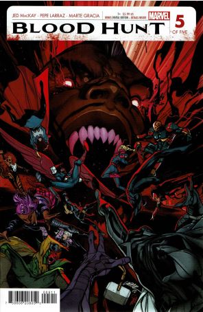 Blood Hunt (Marvel) 5 published by Marvel with cover art by Pepe Larraz