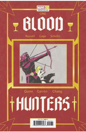 Blood Hunters 1B published by Marvel with cover art by Declan Shalvey