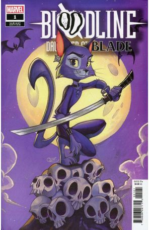 Bloodline: Daughter of Blade 1E published by Marvel with cover art by Chrissie Zullo