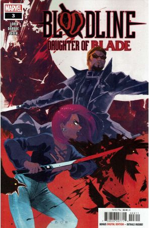 Bloodline: Daughter of Blade 3 published by Marvel with cover art by Karen Darboe