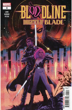 Bloodline: Daughter of Blade 4 published by Marvel with cover art by Karen Darboe