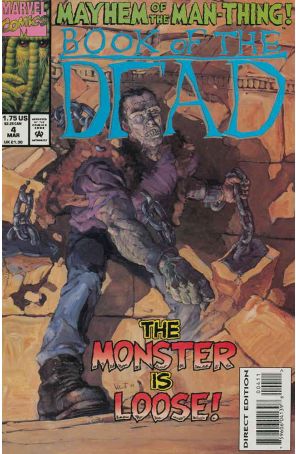 Book of the Dead 4 published by Marvel with cover art by Vince Evans