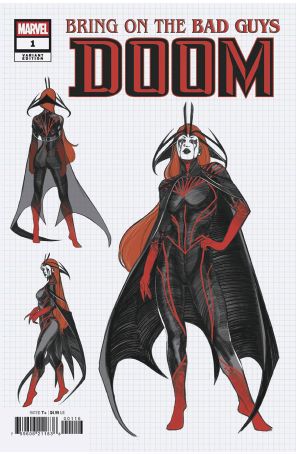 Bring on the Bad Guys: Doom 1F published by Marvel with cover art by Alessandro Cappuccio
