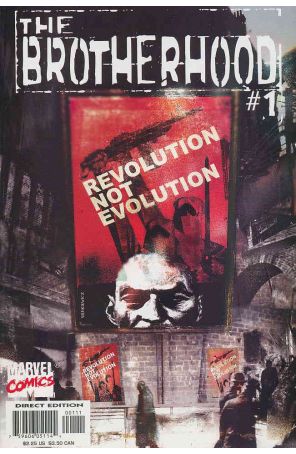 The Brotherhood 1 published by Marvel with cover art by Bill Sienkiewicz