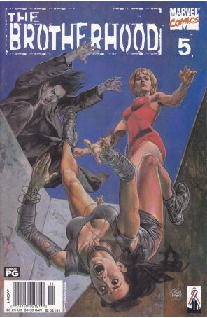 The Brotherhood 5 (Newsstand) published by Marvel with cover art by Glenn Fabry