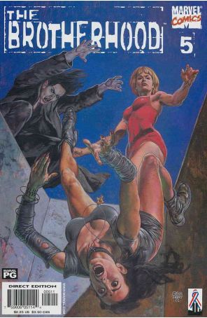 The Brotherhood 5 published by Marvel with cover art by Glenn Fabry