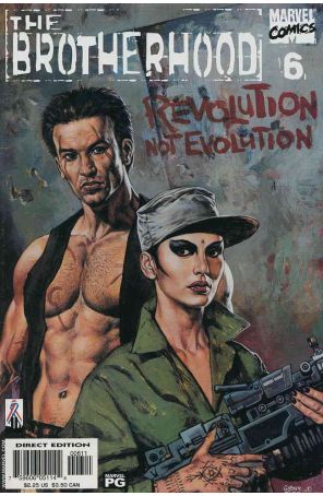 The Brotherhood 6 published by Marvel with cover art by Glenn Fabry