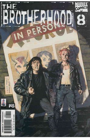 The Brotherhood 8 published by Marvel with cover art by Sean Phillips
