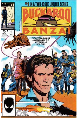Buckaroo Banzai 1 published by Marvel with cover art by Mark Texeira