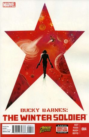 Bucky Barnes: The Winter Soldier 4 published by Marvel with cover art by Mike Del Mundo
