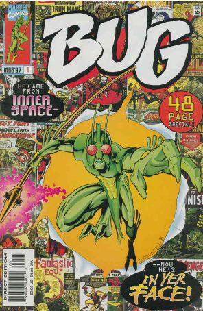 Bug (Marvel) 1 published by Marvel with cover art by Derec Aucoin