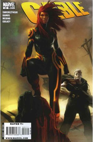 Cable (2nd Series) 21 published by Marvel with cover art by Dave Wilkins