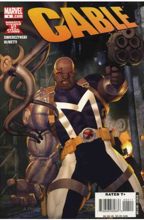 Cable (2nd Series) 4 published by Marvel with cover art by Ariel Olivetti