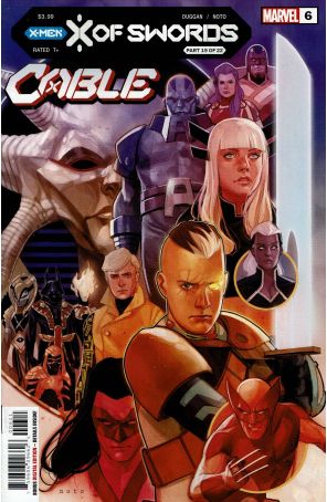 Cable (4th Series) 6 published by Marvel with cover art by Phil Noto