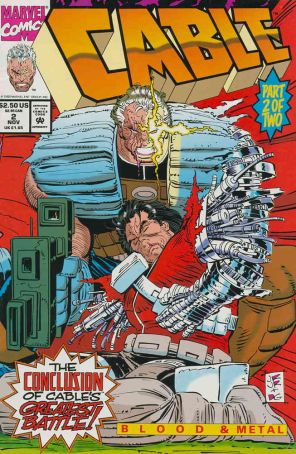 Cable: Blood and Metal 2 published by Marvel with cover art by John Romita Jr.