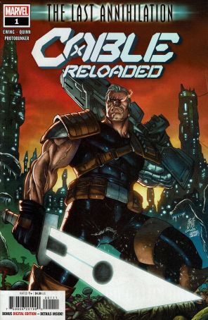 Cable: Reloaded 1 published by Marvel with cover art by Stefano Caselli