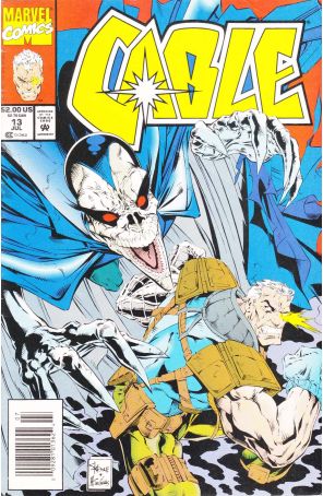Cable 13 (Newsstand) published by Marvel with cover art by Steve Skroce
