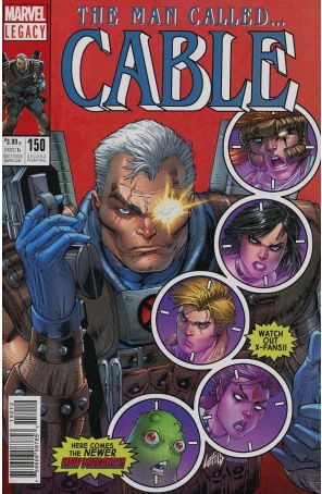 Cable 150 (2nd) published by Marvel with cover art by Rob Liefeld