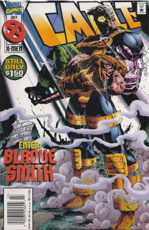 Cable 21 (Newsstand) published by Marvel with cover art by Ian Churchill