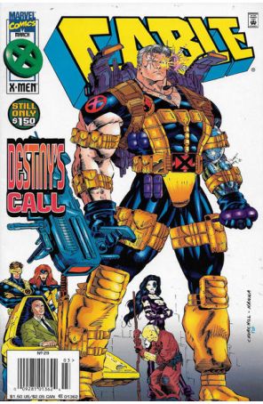 Cable 29 (Newsstand) published by Marvel with cover art by Ian Churchill