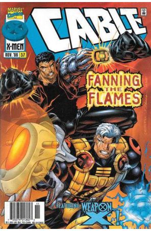 Cable 37 (Newsstand) published by Marvel with cover art by Ian Churchill