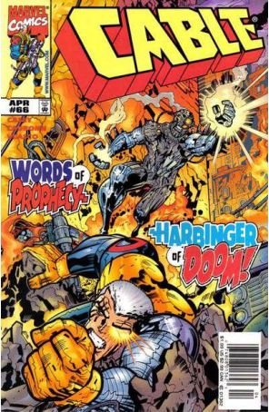Cable 66 (Newsstand) published by Marvel with cover art by José Ladrönn