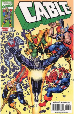 Cable 68 published by Marvel with cover art by José Ladrönn