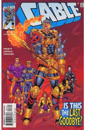 Cable 73 published by Marvel with cover art by Rob Liefeld