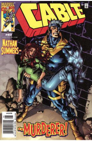 Cable 82 (Newsstand) published by Marvel with cover art by Michael Ryan