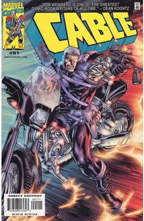 Cable 91 published by Marvel with cover art by Michael Ryan