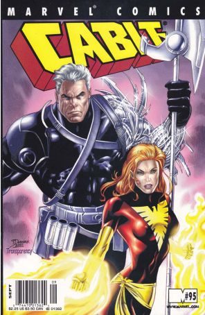 Cable 95 (Newsstand) published by Marvel with cover art by Tom Derenick