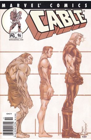Cable 96 (Newsstand) published by Marvel with cover art by Michael Ryan