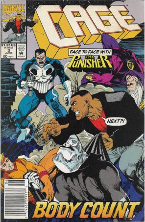 Cage 3 (Newsstand) published by Marvel with cover art by Dwayne Turner