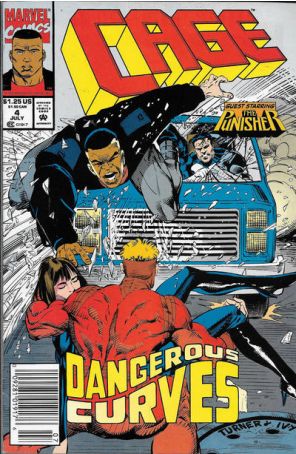 Cage 4 (Newsstand) published by Marvel with cover art by Dwayne Turner