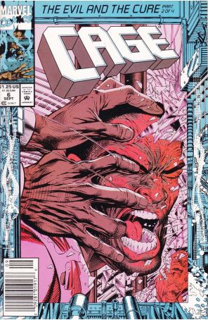 Cage 6 (Newsstand) published by Marvel with cover art by Dwayne Turner