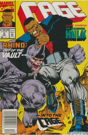 Cage 9 (Newsstand) published by Marvel with cover art by Dwayne Turner