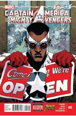 Captain America And The Mighty Avengers 2 published by Marvel with cover art by Luke Ross