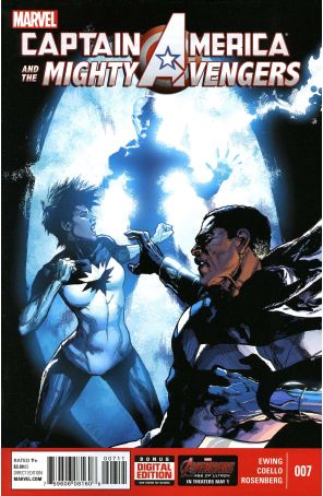 Captain America And The Mighty Avengers 7 published by Marvel with cover art by Leinil Francis Yu