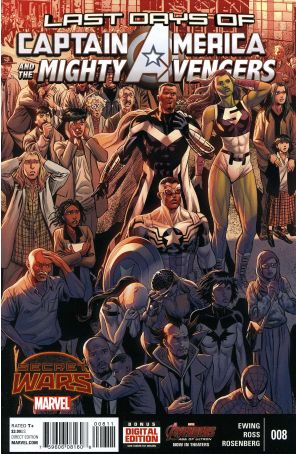 Captain America And The Mighty Avengers 8 published by Marvel with cover art by Luke Ross