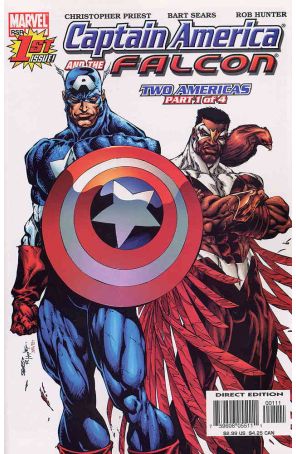 Captain America And the Falcon 1 published by Marvel with cover art by Bart Sears