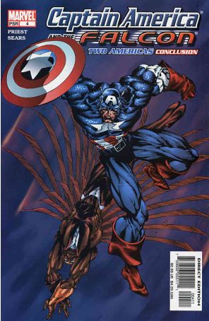 Captain America And the Falcon 4 published by Marvel with cover art by Bart Sears
