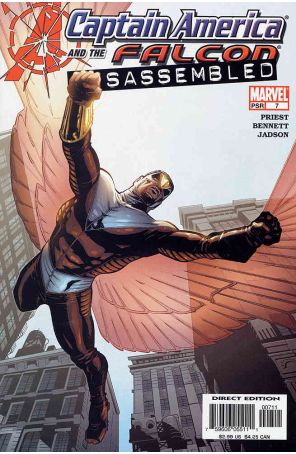Captain America And the Falcon 7 published by Marvel with cover art by Joe Bennett