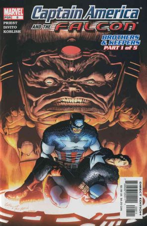 Captain America And the Falcon 8 published by Marvel with cover art by Joe Bennett